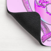 I LOVE EARTH （ピンク）シリーズ マウスパッド (コーナー)