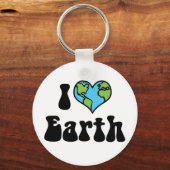 I Love Earth Keychain キーホルダー (正面)