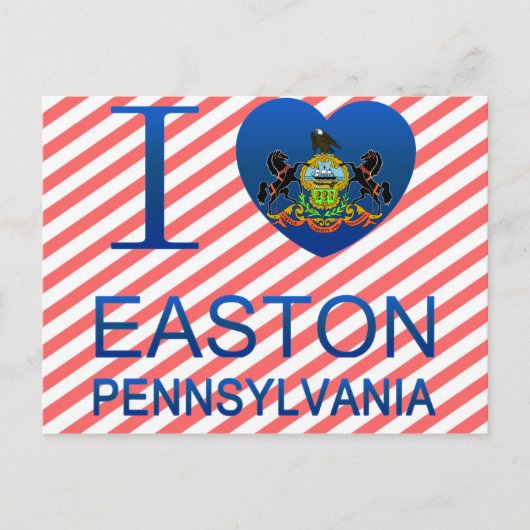 I Love Easton, PA ポストカード (正面)