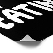 I Love Eating Food - Heart -  ポスター (角)