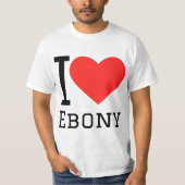 I love ebony tシャツ (正面)