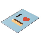 I love Eclairs ノートブック (左側)