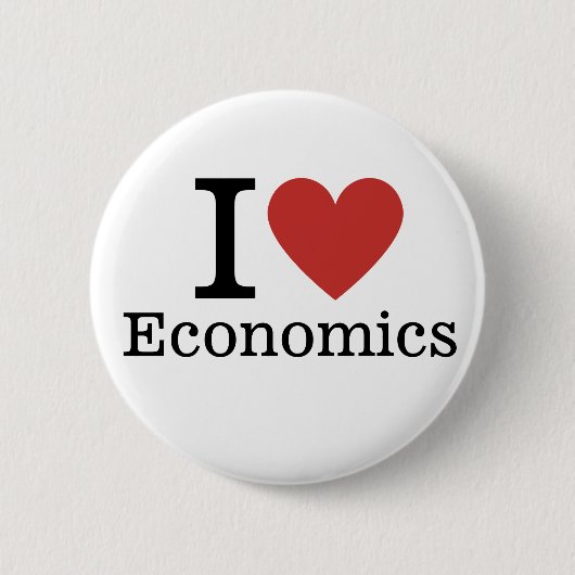 I ❤️ Love Economics CUSTOM Pins 缶バッジ (正面)