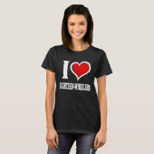I Love Eighteen Wheelers I Heart Tシャツ (正面フル)