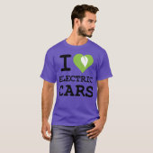 I love electric cars friends tシャツ (正面フル)