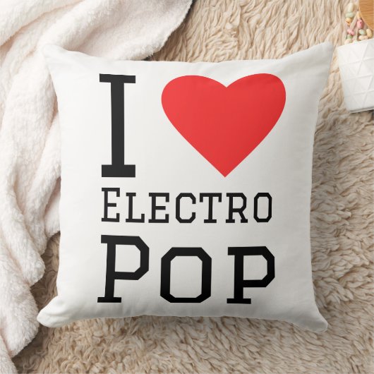 I love electro pop クッション (ブランケット)