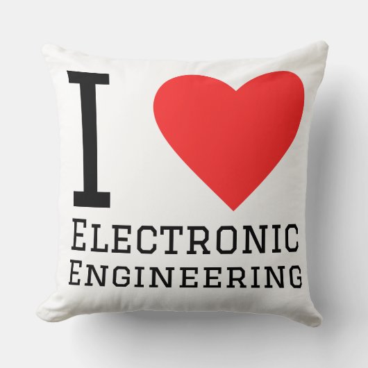 I love electronic engineering  クッション (正面)