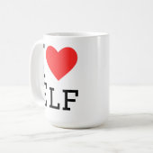 I love elf コーヒーマグカップ (正面左)