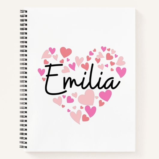 I love Emilia ノートブック (正面)