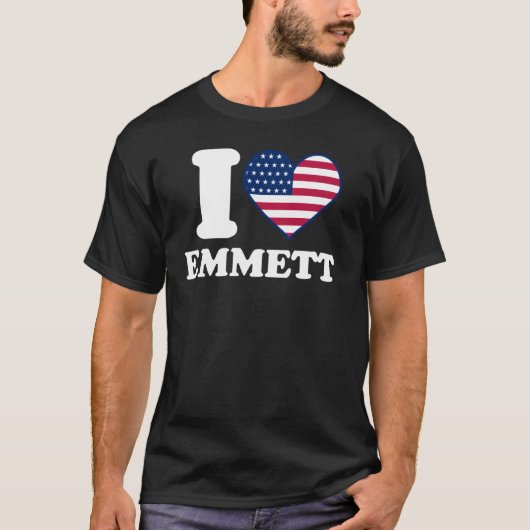 I love Emmett I heart Emmett Tシャツ (正面)