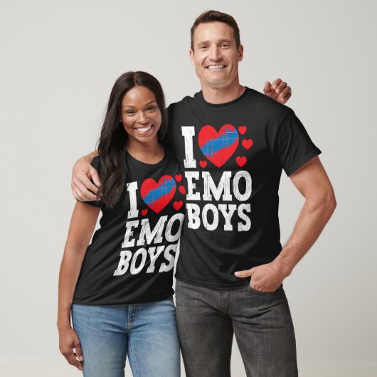 I Love Emo Boys  emo boys Tシャツ (ユニセックス)