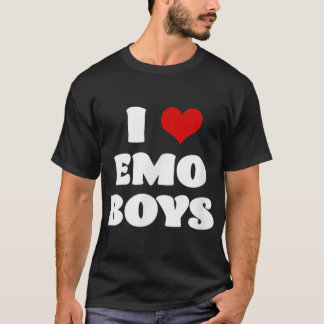 I Love Emo Boys Shirt I Emo Boys Tシャツ