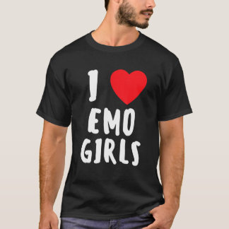 I Love Emo Girls IハートEmo Girls 14 Tシャツ