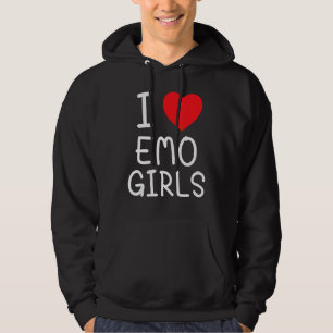 I Love Emo Girls IハートEmo Girls 20 パーカ