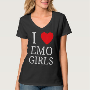 I Love Emo Girls IハートEmo Girls 5 Tシャツ