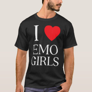 I Love Emo Girls IハートEmo Girls 6 Tシャツ