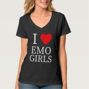I Love Emo Girls I Emo Girls 4 Tシャツ