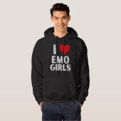 I Love Emo Girls I Emo Girls 8 パーカ (正面フル)