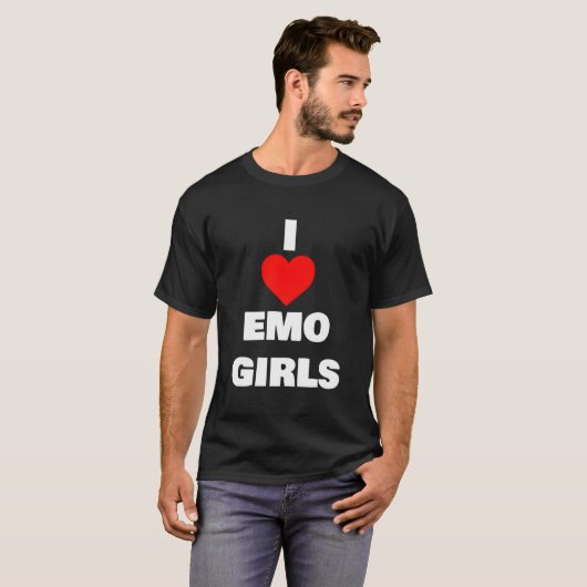 I Love Emo Tシャツ (正面フル)