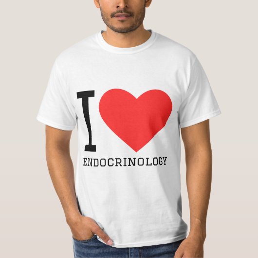 I love endocrinology tシャツ (正面)