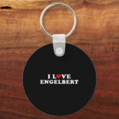 I Love Engelbert Girlfriend &amp; Boyfriend Engelb キーホルダー (正面)