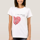 I love ENGLISH HORN  Music lovers T-shirts Tシャツ (正面)