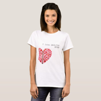 I love ENGLISH HORN  Music lovers T-shirts Tシャツ