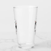 I love Eskies (I love American Eskimo Dogs) – かわいい タンブラーグラス (左)