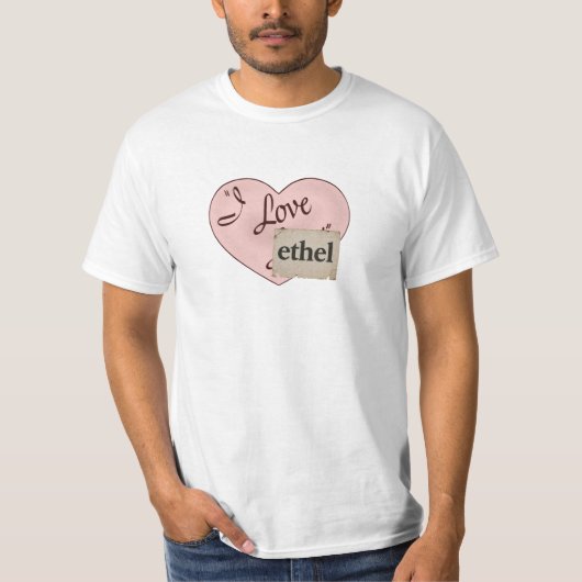 I Love Ethel Tシャツ (正面)