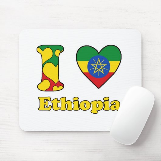 I love Ethiopia マウスパッド (マウス)