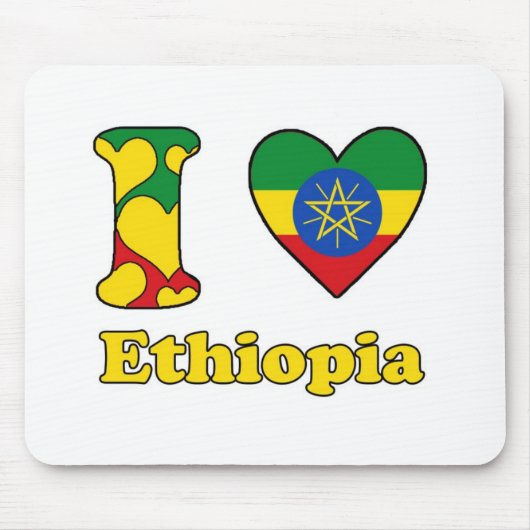 I love Ethiopia マウスパッド (正面)