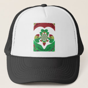 I love Ethiopia Lovely Hearts Colors キャップ