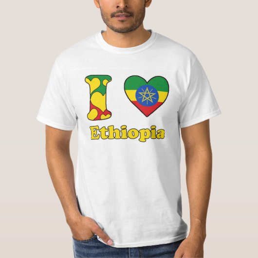 I love Ethiopia Tシャツ (正面)