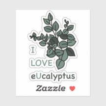 I LOVE eUcalyptusシール
