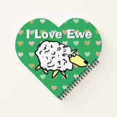 I Love Ewe 羊に捧ぐ愛のメッセージ ノートブック (裏面)