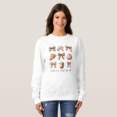 I Love Fall Most of All, 秋の気品ある女性用 スウェットシャツ (正面フル)
