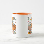 I Love Fall Most Of All  - Autumn Pumpkin Spice マグカップ (中央)