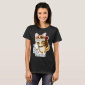 I Love Fetch Quests Dnd Corgi Tシャツ (正面フル)
