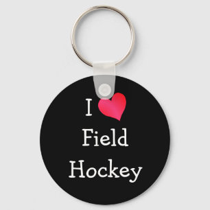 I Love Field Hockey キーホルダー