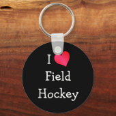 I Love Field Hockey キーホルダー (正面)
