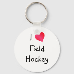 I Love Field Hockey キーホルダー