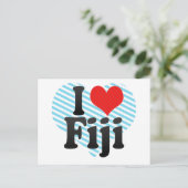 I Love Fiji ポストカード (スタンド正面)