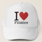 I Love ❤️ Finance – 財務部 –  キャップ (正面)