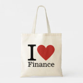 I Love ❤️ Finance – 財務部 –  トートバッグ (裏面)