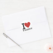 I Love ❤️ Finance - Finance Department – シール (封筒)