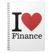 I Love ❤️ Finance - Finance Department – ノートブック (正面)