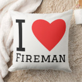 I love fireman  クッション (ブランケット)