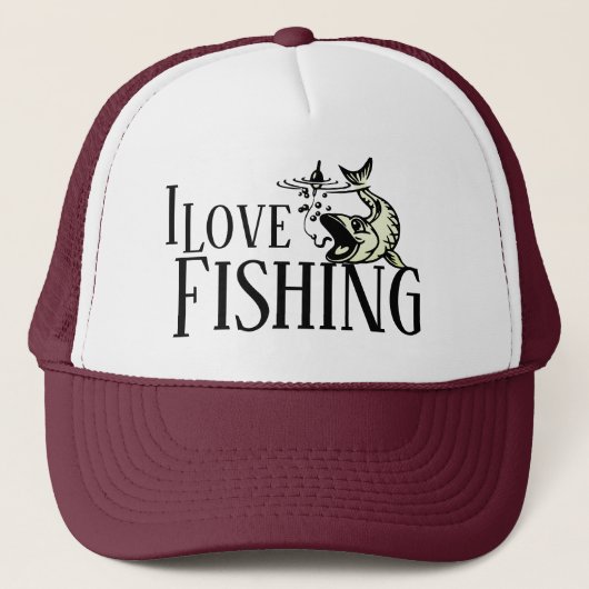 I Love Fishing キャップ (正面)