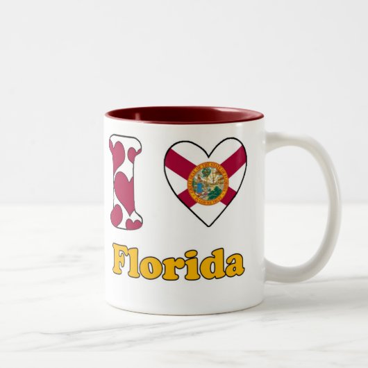 I love Florida ツートーンマグカップ (右)