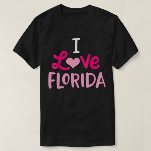 I Love Florida  Tシャツ (デザイン正面)